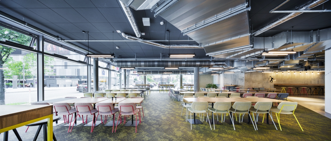 zalando Headquarter  Foodcourt Construction